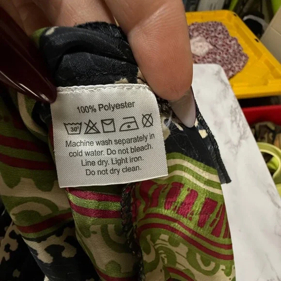 Earthbound Trading Co Tiered Skater Skirt‎ Lg Ruffle Boho Hippie Phoebe Buffay - Picture 4 of 9